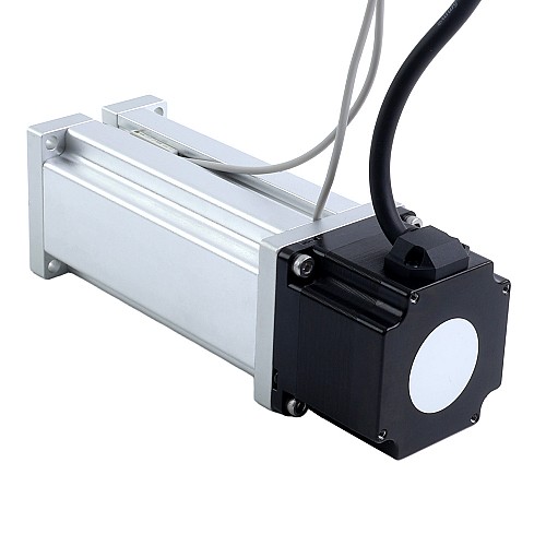 Nema 23 Bilyalı Vidalı Elektrikli Eilindir 3,0A Konum 75mm 0,8Nm(113,29oz.in) Adım 10mm(0,393701") Sınır anahtarı - LCB23S18B1L30-75D | StepperOnline