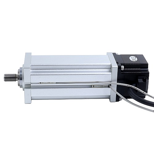 Nema 23 Bilyalı Vidalı Elektrikli Eilindir 3,0A Konum 75mm 0,8Nm(113,29oz.in) Adım 10mm(0,393701") Sınır anahtarı - LCB23S18B1L30-75D | StepperOnline