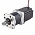 Nema 23 Step Motor L=76,5 mm Dişli Oranı 20:1 MG Serisi Planet Dişli Kutusu