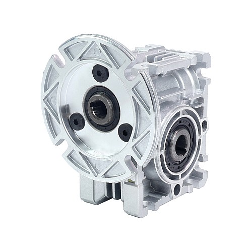 MRVR025 Sonsuz Dişli Kutusu 7,5:1 Oran Φ9mm Giriş Mili ve 56B14 Motor Giriş Flanşı MRVR025 Sonsuz Dişli Kutusu 7,5:1 Oran Φ9mm Giriş Mili ve 56B14 Motor Giriş Flanşı