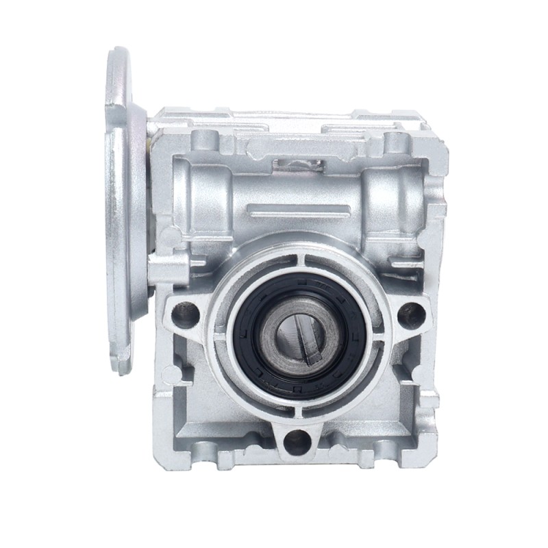 MRVR025 Sonsuz Dişli Kutusu 15:1 Oran Φ9mm Giriş Mili ve 56B14 Motor Giriş Flanşı