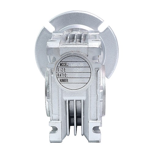MRVR025 Sonsuz Dişli Kutusu 7,5:1 Oran Φ9mm Giriş Mili ve 56B14 Motor Giriş Flanşı MRVR025 Sonsuz Dişli Kutusu 7,5:1 Oran Φ9mm Giriş Mili ve 56B14 Motor Giriş Flanşı