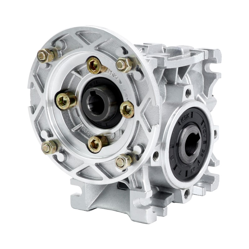 MRVR030 Sonsuz Dişli Kutusu 7,5:1 Oran Φ11mm Giriş Mili 63B5 Motor Giriş Flanşı ile
