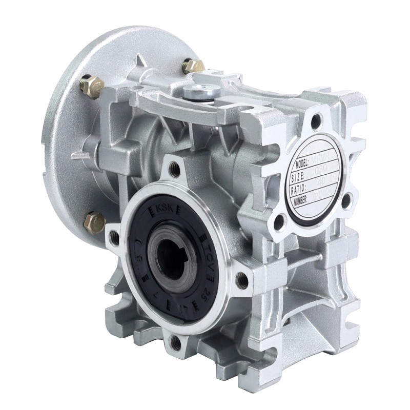 MRVR030 Sonsuz Dişli Kutusu 7,5:1 Oran Φ11mm Giriş Mili 63B5 Motor Giriş Flanşı ile
