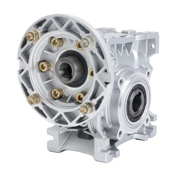 CN Satışta - MRVR040 Sonsuz Dişli Kutusu 100:1 Oran Φ9mm Giriş Mili ve 56B5 Motor Giriş Flanşı