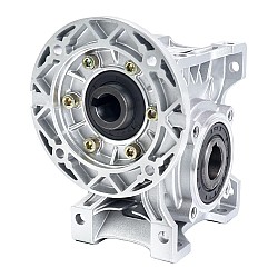 MRVR050 Sonsuz Dişli Kutusu 20:1 Oran Φ14mm Giriş Mili ve 71B5 Motor Giriş Flanşı