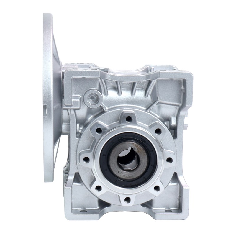 MRVR063 Sonsuz Dişli Kutusu 100:1 Oran Φ14mm Giriş Mili ve 71B5 Motor Giriş Flanşı