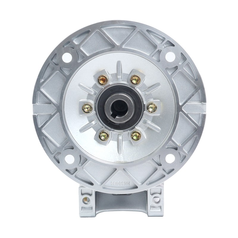 MRVR063 Sonsuz Dişli Kutusu 100:1 Oran Φ14mm Giriş Mili ve 71B5 Motor Giriş Flanşı