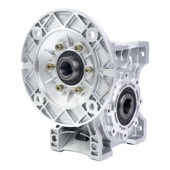 MRVR075 Sonsuz Dişli Kutusu 50:1 Oran Φ19mm Giriş Mili ve 80B5 Motor Giriş Flanşı