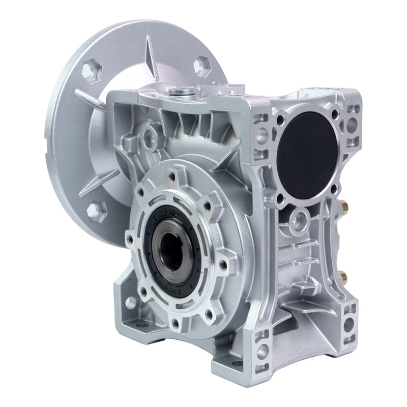 MRVR075 Sonsuz Dişli Kutusu 50:1 Oran Φ19mm Giriş Mili ve 80B5 Motor Giriş Flanşı
