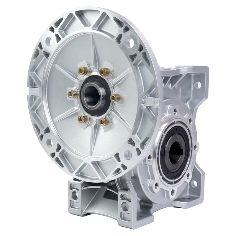 MRVR090 Sonsuz Dişli Kutusu 7,5:1 Oran Φ19mm Giriş Mili ve 80B14 Motor Giriş Flanşı