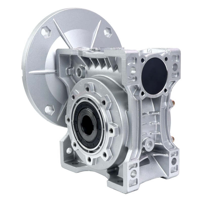 MRVR090 Sonsuz Dişli Kutusu 7,5:1 Oran Φ19mm Giriş Mili ve 80B14 Motor Giriş Flanşı
