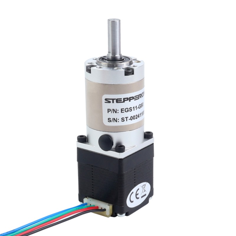 Nema 11 Step Motor Bipolar L=33mm Dişli Oranı 50:1 EG Serisi Planet Dişli Kutusu