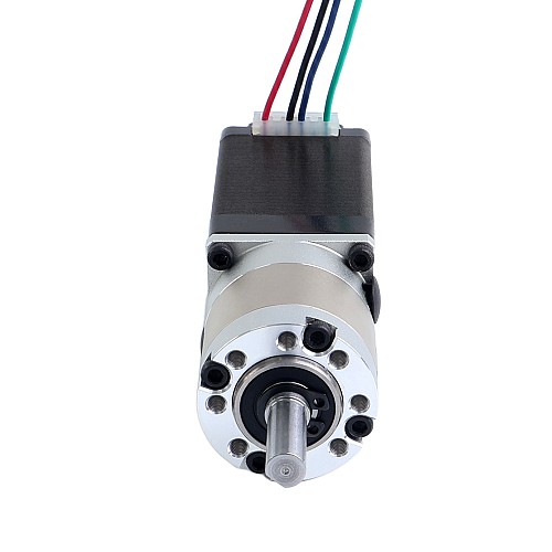 Nema 11 Step Motor 0,67A Bipolar L=51mm Dişli Oranı 10:1 EG Serisi Planet Dişli Kutusu - 11HS20-0674S-EGS10 | StepperOnline