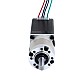 Nema 11 Step Motor 0,67A Bipolar L=51mm Dişli Oranı 10:1 EG Serisi Planet Dişli Kutusu - 11HS20-0674S-EGS10 | StepperOnline