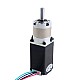 Nema 11 Step Motor 0,67A Bipolar L=51mm Dişli Oranı 10:1 EG Serisi Planet Dişli Kutusu - 11HS20-0674S-EGS10 | StepperOnline