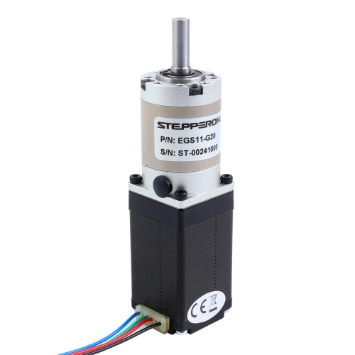 Nema 11 Step Motor Bipolar L=51mm Dişli Oranı 20:1 EG Serisi Planet Dişli Kutusu