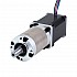 Nema 14 Step Motor Bipolar L=52mm Dişli Oranı 45:1 EG Serisi Planet Dişli Kutusu
