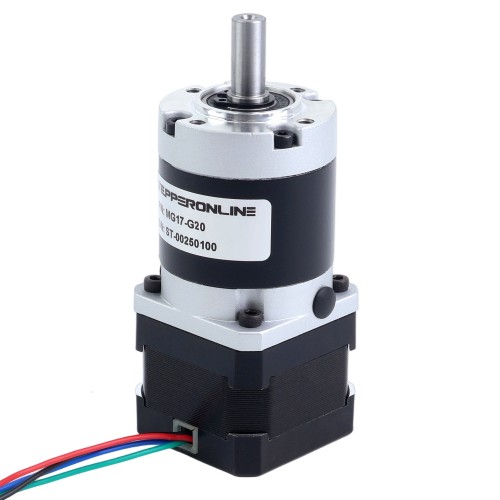 Nema 17 Step Motor Bipolar L=34mm Dişli Oranı 20:1 MG Serisi Planet Dişli Kutusu