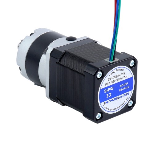 Nema 17 Step Motor Bipolar L=48mm Dişli Oranı 10:1 MG Serisi Planet Dişli Kutusu Nema 17 Step Motor Bipolar L=48mm Dişli Oranı 10:1 MG Serisi Planet Dişli Kutusu