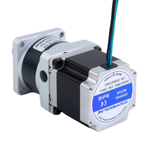 Nema 23 Step Motor Bipolar L=54,5mm Dişli Oranı 5:1 MG Serisi Planet Dişli Kutusu Nema 23 Step Motor Bipolar L=54,5mm Dişli Oranı 5:1 MG Serisi Planet Dişli Kutusu