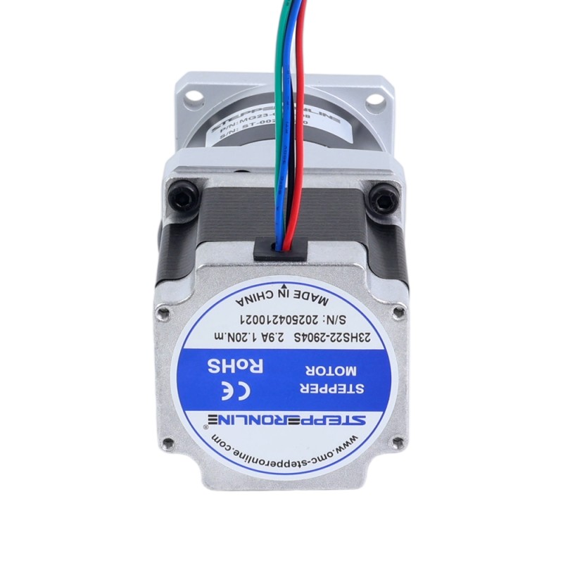 Nema 23 Step Motor Bipolar L=54,5mm Dişli Oranı 50:1 MG Serisi Planet Dişli Kutusu