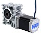 Nema 23 Step Motor 76 mm Dişli Oranı 30:1 Sonsuz Dişli Kutusu NMRVS30 Sonsuz Dişli Hız Düşürücü