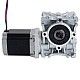 Nema 23 Step Motor 76 mm Dişli Oranı 30:1 Sonsuz Dişli Kutusu NMRVS30 Sonsuz Dişli Hız Düşürücü