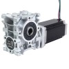Nema 23 Step Motor 113 mm Dişli Oranı 50:1 Sonsuz Dişli Kutusu NMRVS30 Sonsuz Dişli Hız Düşürücü