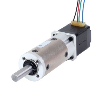 Nema 8 Step Motor Bipolar L=28mm Dişli Oranı 50:1 EG Serisi Planet Dişli Kutusu