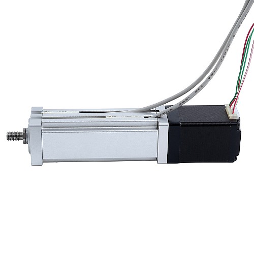 Nema 11 Bilyalı Vida Elektrikli Silindir 1.0A Strok 80mm 0.05Nm(7.08oz.in) Hatve 2mm(0.07874) Sınır Anahtarlı - LCB11S13BAM10-80D | StepperOnline