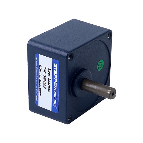 15W 220VAC 50Hz 3-45RPM 2,73Nm (386,60oz.in) Flanşlı 70mm Mahmuzlu Şanzıman Tek Fazlı AC Değişken Hızlı Motor