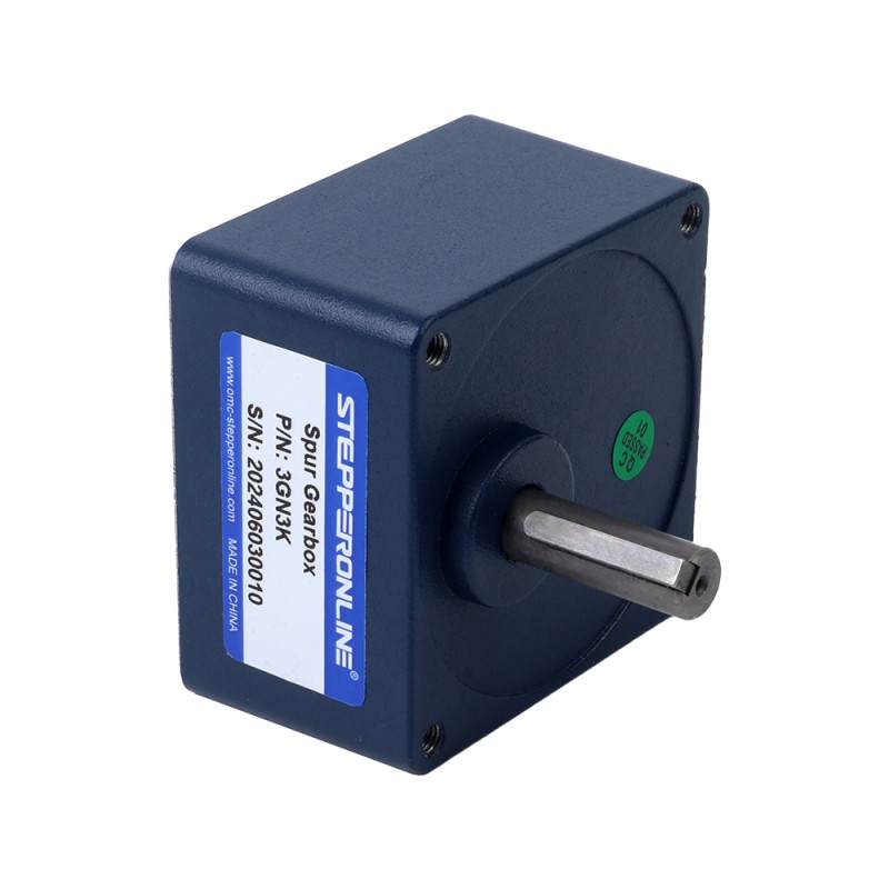 15W 220VAC 50Hz 30-450RPM 0,30Nm (42,48oz.in) Flanşlı 70mm Mahmuzlu Şanzıman Tek Fazlı AC Değişken Hızlı Motor