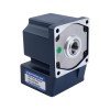 25W 220VAC 50Hz 0,9-13,5RPM 12,00Nm (1699,32oz.in) Flanşlı 80mm Dik Açılı Şanzıman Tek Fazlı AC Değişken Hızlı Motor