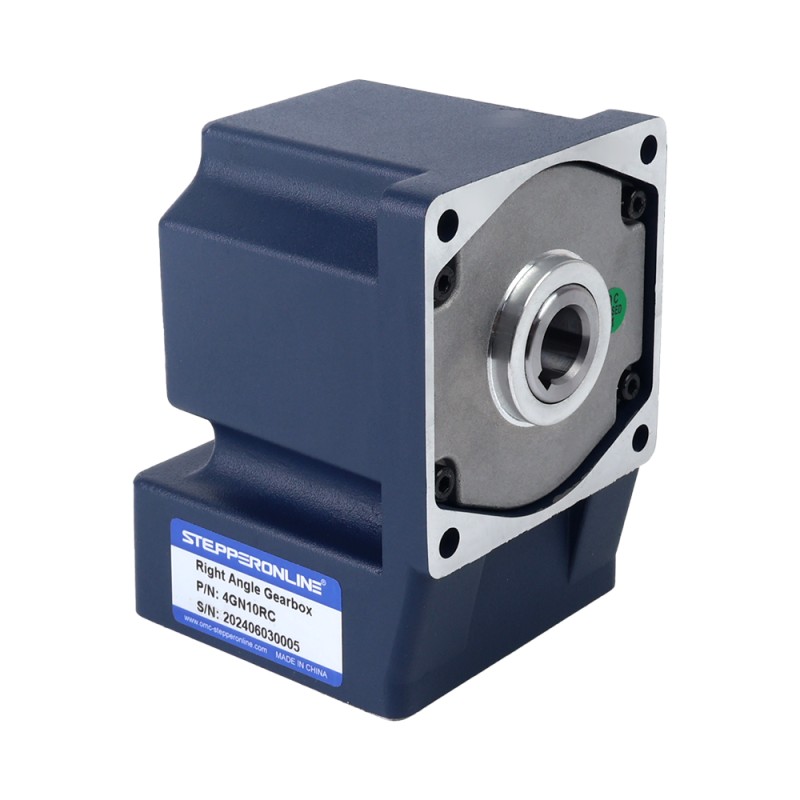 25W 220VAC 50Hz 9-135RPM 1,30Nm (184,09oz.in) Flanşlı 80mm Dik Açılı Şanzıman Tek Fazlı AC Değişken Hızlı Motor