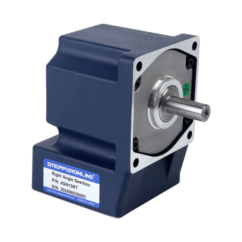 25W 220VAC 50Hz 6-90RPM 1,90Nm (269,06oz.in) Flanşlı 80mm Dik Açılı Şanzıman Tek Fazlı AC Değişken Hızlı Motor