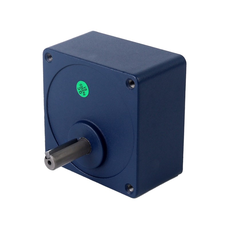 25W 220VAC 50Hz 6,75RPM 8,00Nm (1132,89oz.in) Flanşlı 80mm Mahmuzlu Redüktör Tek Fazlı AC Endüksiyon Motoru