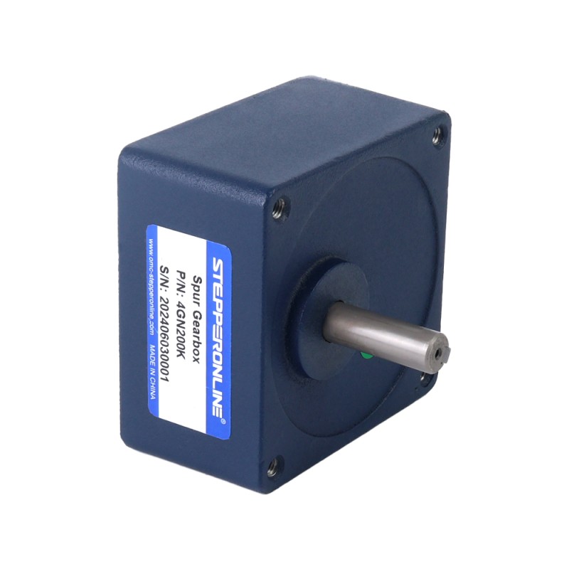 25W 220VAC 50Hz 6,75RPM 8,00Nm (1132,89oz.in) Flanşlı 80mm Mahmuzlu Redüktör Tek Fazlı AC Endüksiyon Motoru