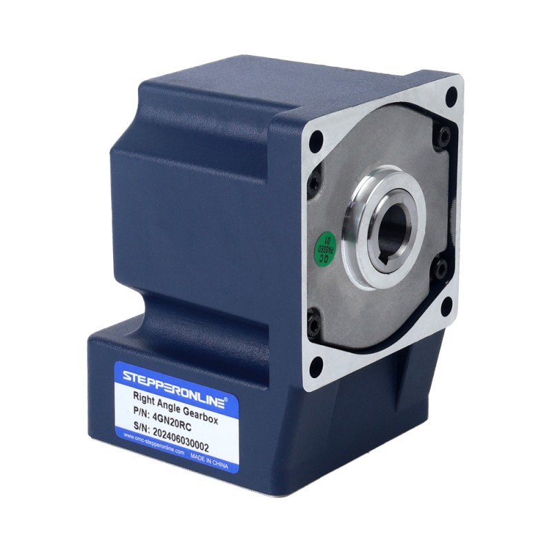 25W 110VAC 60Hz 4,5-77,5RPM 2,60Nm (368,19oz.in) Flanşlı 80mm Dik Açılı Şanzıman Tek Fazlı AC Değişken Hızlı Motor