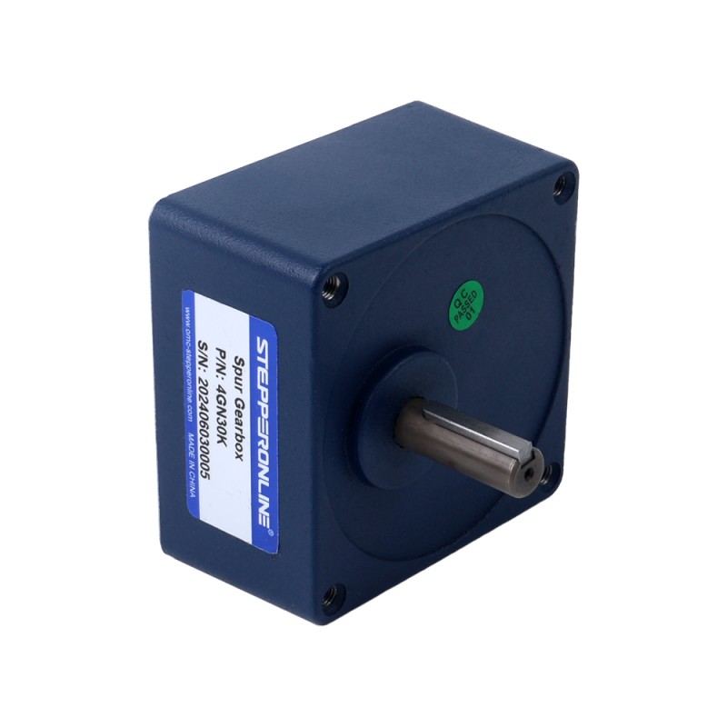 25W 220VAC 50Hz 45RPM 4.04Nm (572.11oz.in) Flanşlı 80mm Mahmuzlu Redüktör Tek Fazlı AC Endüksiyon Motoru