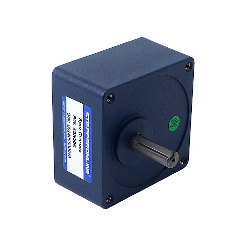 25W 110VAC 60Hz 1,8-31RPM 5,46Nm (773,20oz.in) Flanşlı 80mm Mahmuzlu Şanzıman Tek Fazlı AC Değişken Hızlı Motor