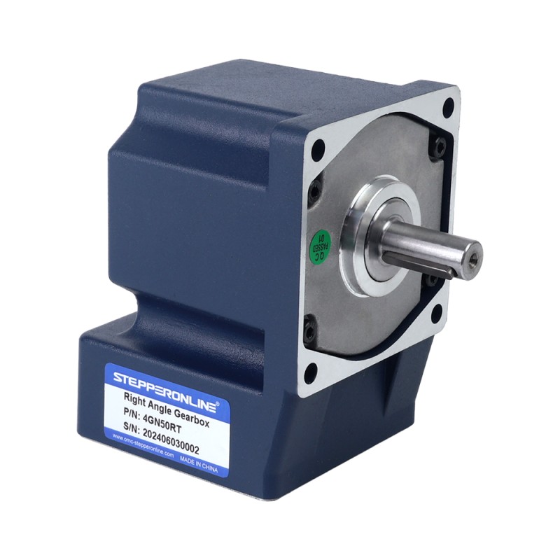 25W 110VAC 60Hz 1,8-31RPM 6,50Nm (920,47oz.in) Flanşlı 80mm Dik Açılı Şanzıman Tek Fazlı AC Değişken Hızlı Motor