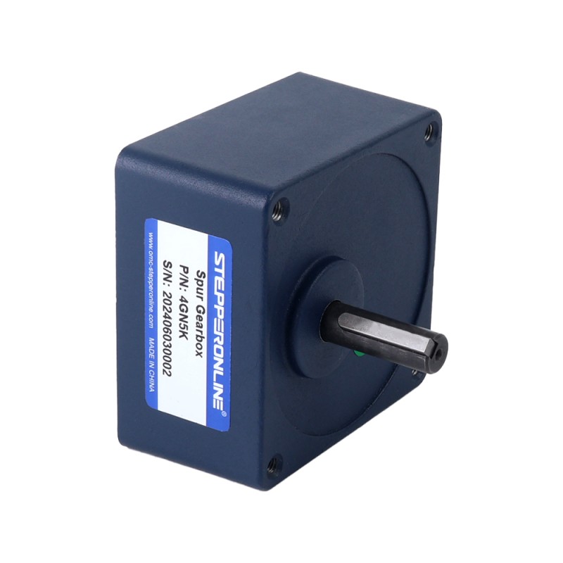 25W 220VAC 50Hz 270RPM 0,75Nm (106,21oz.in) Flanşlı 80mm Mahmuzlu Redüktör Tek Fazlı AC Endüksiyon Motoru