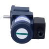 25W 110VAC 7,5 RPM 16,00 Nm (2265,79 oz.in) Flanş 80 mm Dik Açı Şanzıman Kama Yolu Şaft Tek Fazlı AC Endüksiyon Motoru