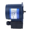 25W 220VAC 50Hz 27RPM 6,50Nm (920,48oz.in) Flanşlı 80mm Dik Açılı Şanzıman İçi Boş Şaft Tek Fazlı AC Endüksiyon Motoru