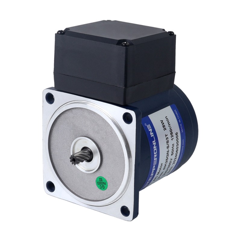 25W 220/380VAC 270/310RPM 0,75Nm (106,21oz.in)/0,61Nm (86,38oz.in) Flanşlı 80mm AC Endüksiyon Motoru