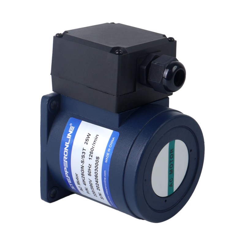 25W 220/380VAC 270/310RPM 0,75Nm (106,21oz.in)/0,61Nm (86,38oz.in) Flanşlı 80mm AC Endüksiyon Motoru