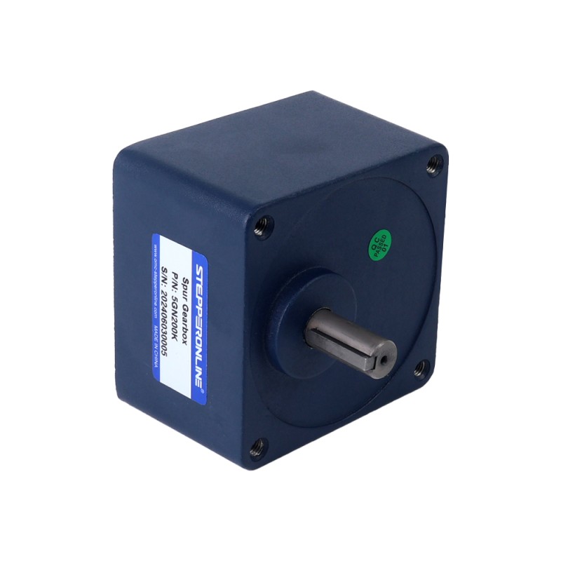 60W 220VAC 50Hz 6,75RPM 10,00Nm (1416,12oz.in) Flanşlı 90mm Mahmuzlu Redüktör Tek Fazlı AC Endüksiyon Motoru