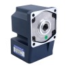 90W 220VAC 50Hz 135RPM 4,60Nm (651,41oz.in) Flanşlı 90mm Dik Açılı Şanzıman İçi Boş Şaft Tek Fazlı AC Endüksiyon Motoru
