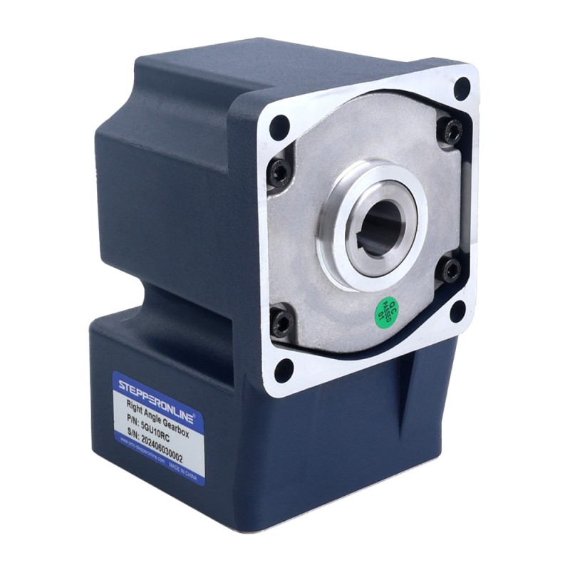 90W 220VAC 50Hz 135RPM 4,60Nm (651,41oz.in) Flanşlı 90mm Dik Açılı Şanzıman İçi Boş Şaft Tek Fazlı AC Endüksiyon Motoru